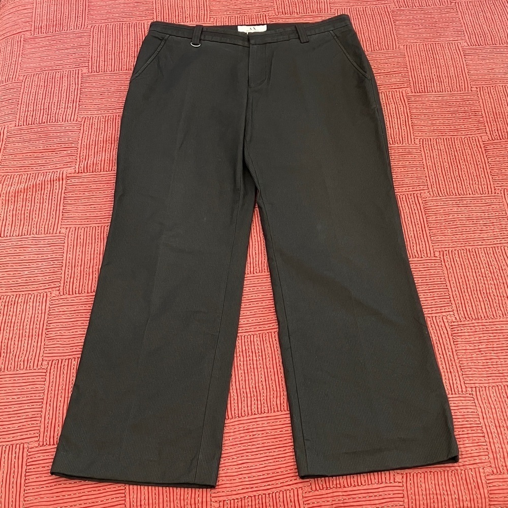 Armani Exchange men’s W35L30  tailored Charcoal / dark gray Trousers